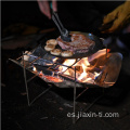 Parrillas de barbacoa plegables portátiles al aire libre para acampar